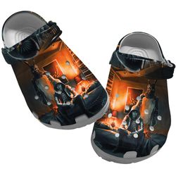 donnie darko clog shoes unisex, donnie darko crocs, donnie darko sandals, movie crocs, movie clog shoes, movie sandals