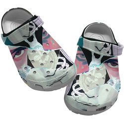 donnie darko crocs, donnie darko clog shoes unisex, donnie darko sandals, movie clog shoes, movie sandals, movie crocs