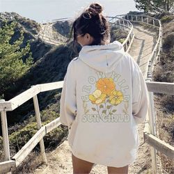 grow wild sun child boho hippie oversize hoodie, aesthetic trendy sweatshirt, oversized trendy vsco hoodie, tumblr sweat