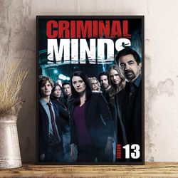 criminal minds home decor, criminal minds poster, criminal minds decoration, movie print, movie poster, wall art
