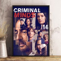 criminal minds home decor, criminal minds poster, wall art, movie print, movie poster, criminal minds decoration