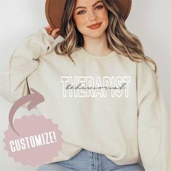 custom therapist shirt, aesthetic therapist shirt, therapist tshirt, new therapist graduation gift, minimalist therapy s