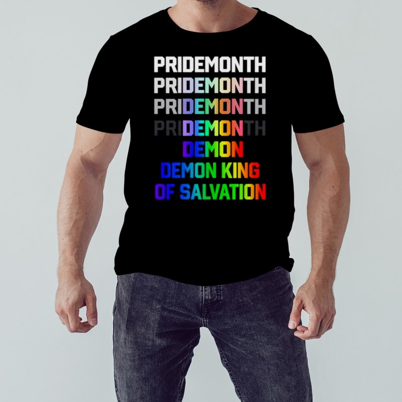 Pride month demon king of salvation shirt, Unisex Clothing, Shirt for Men Women, Graphic Design, Unisex Shirt