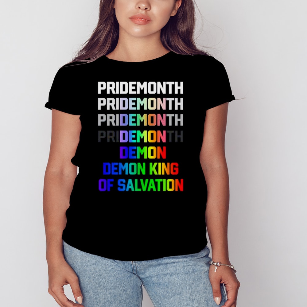 Pride month demon king of salvation shirt, Unisex Clothing, Shirt for Men Women, Graphic Design, Unisex Shirt
