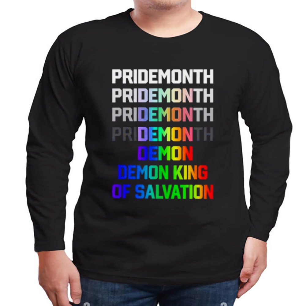 Pride month demon king of salvation shirt, Unisex Clothing, Shirt for Men Women, Graphic Design, Unisex Shirt
