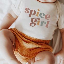 Spice Girl Baby Onesie, Kid Fall Onesie, Fall Shirt for Kid, Baby Tee, Thanksgiving Shirt, Fall Graphic Tee, Baby Bodysu