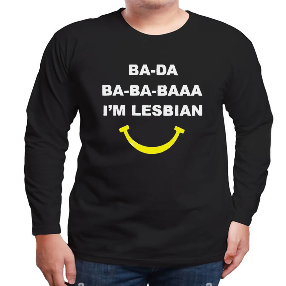 Muna Pride Ba-Da Ba-Ba-Baaa I'm Lesbian Shirt, Unisex Clothing, Shirt for Men Women, Graphic Design, Unisex Shirt