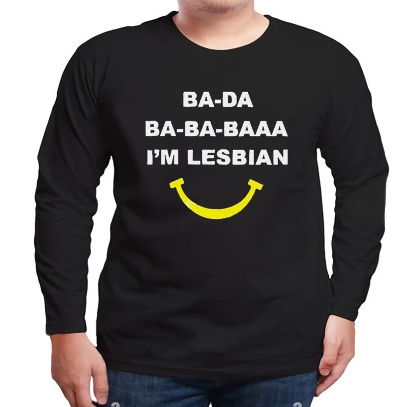 Muna Pride Ba-Da Ba-Ba-Baaa I'm Lesbian Shirt, Unisex Clothing, Shirt for Men Women, Graphic Design, Unisex Shirt