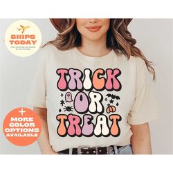 treak or treat t-shirt, unicorn t-shirt, trick or treat tee, toddler halloween shirt, halloween shirt kids, girls hallow