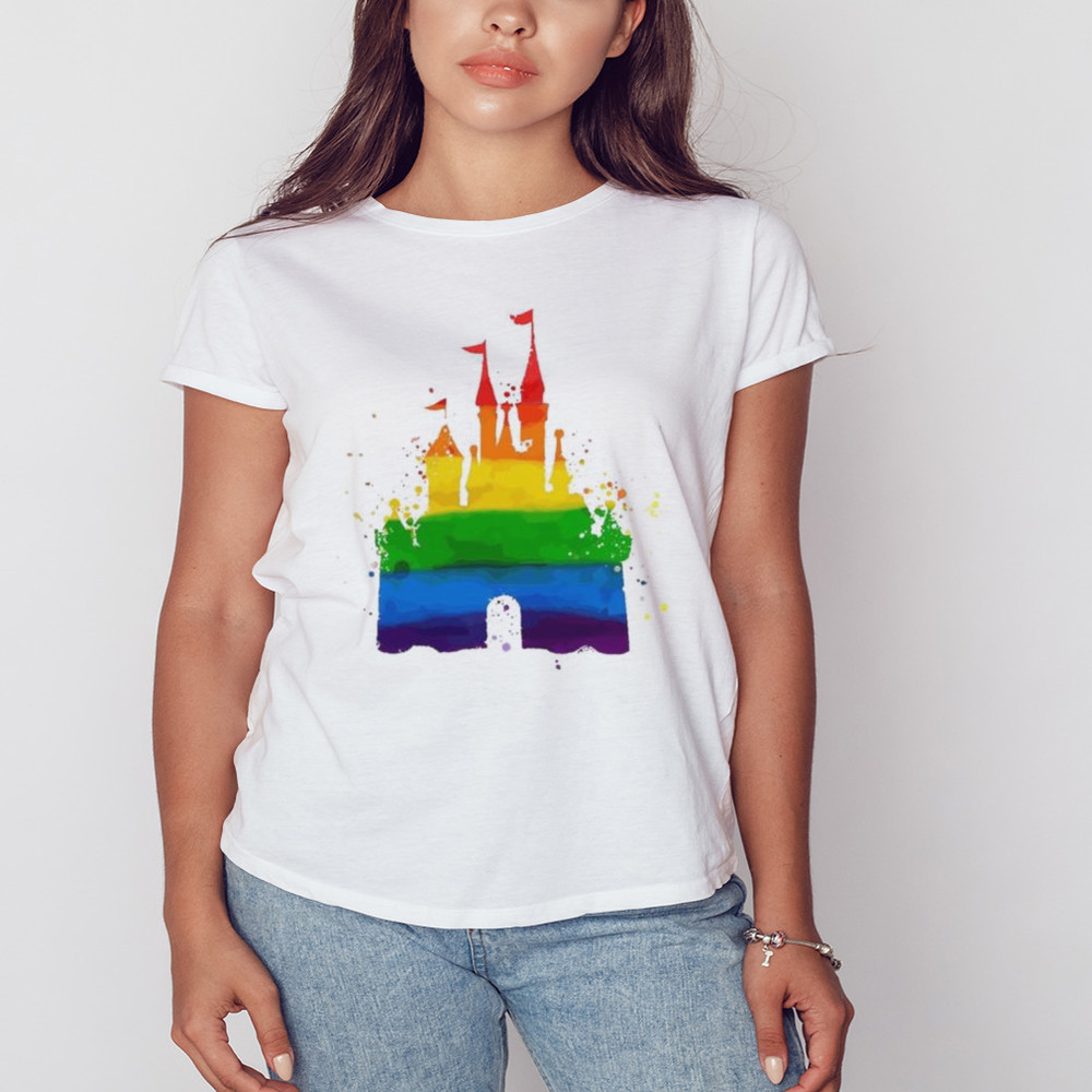 Disney Rainbow Watercolor 2023 shirt, Unisex Clothing, Shirt for Men Women, Graphic Design, Unisex Shirt