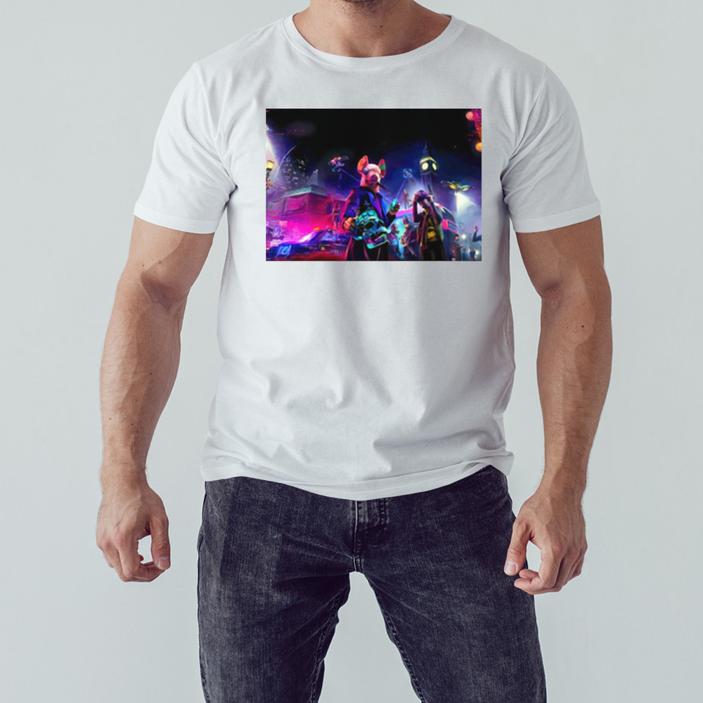 Colored Graphic Watch Dogs Legion shirt, Unisex Clothing, Shirt for Men Women, Graphic Design, Unisex Shirt