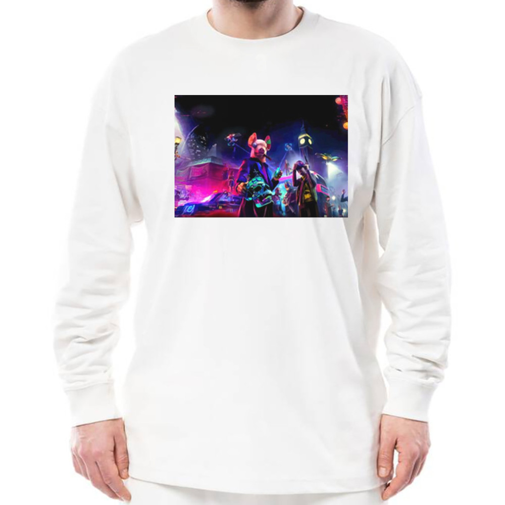 Colored Graphic Watch Dogs Legion shirt, Unisex Clothing, Shirt for Men Women, Graphic Design, Unisex Shirt