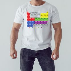chrono cross table of elements chrono trigger shirt, unisex clothing, shirt for men women, graphic design, unisex shirt