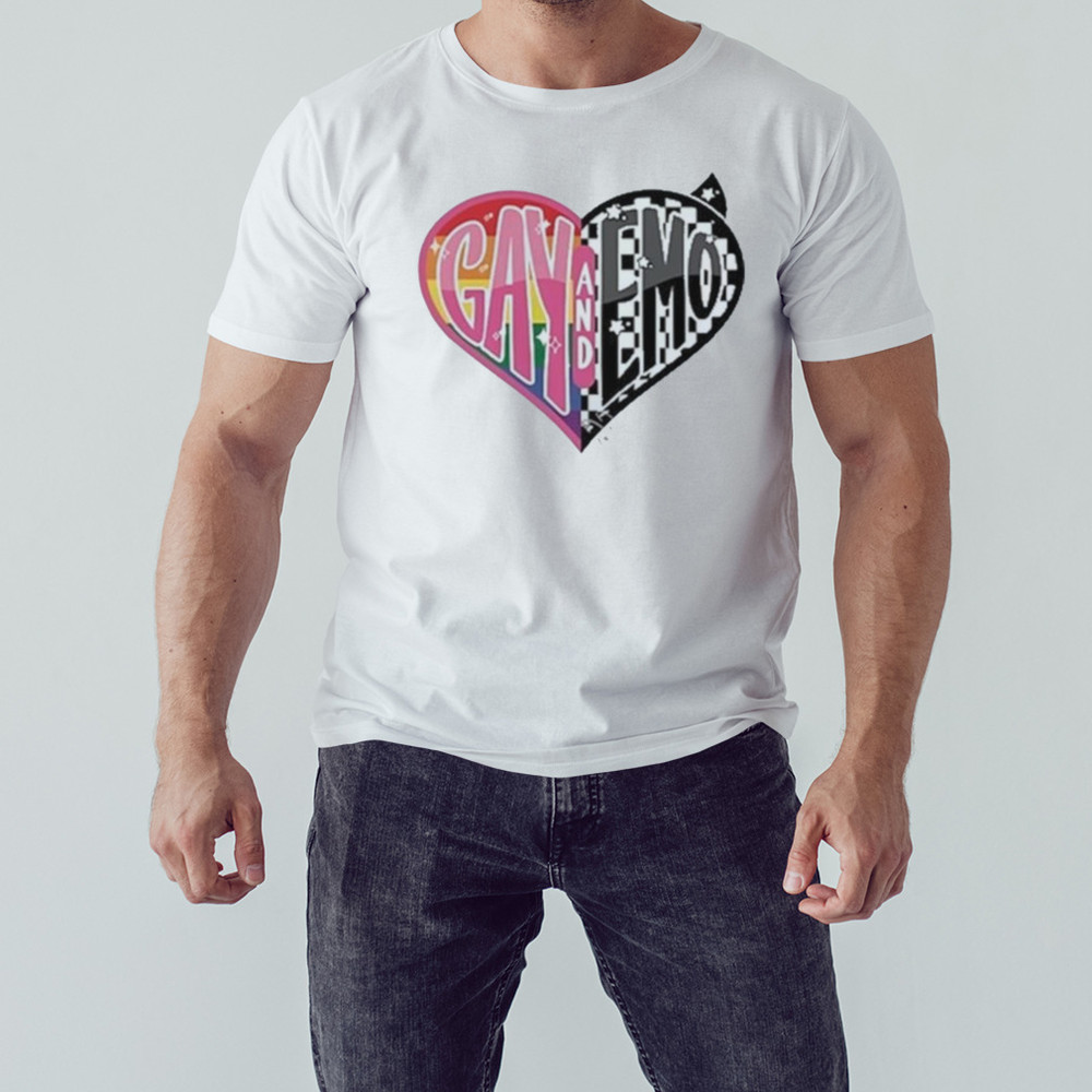 Gay And Emo Pride 2023 Shirt, Unisex Clothing, Shirt For Men Women, Graphic Design, Unisex Shirt