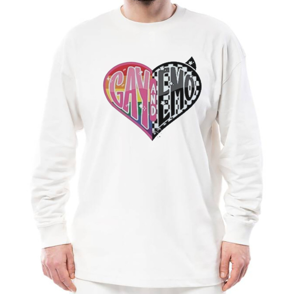 Gay And Emo Pride 2023 Shirt, Unisex Clothing, Shirt For Men Women, Graphic Design, Unisex Shirt