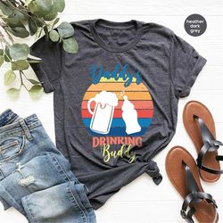 funny dad and son shirts, fathers day gifts, retro fathers day shirts, beer graphic tees, vintage dad daughter t shirt,