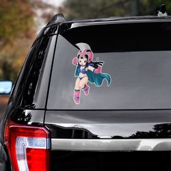 dragon ball sticker, chi chi car sticker, dragon ball car decal, anime decal for car, sticker for car, dragon ball decal