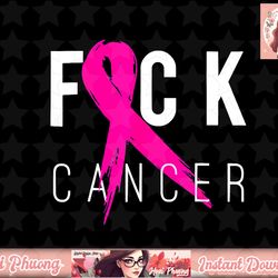 fuck cancer breast cancer awareness gift retro distressed png, instant download