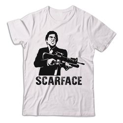 scarface unleashed violent vendetta t shirt, scarface t shirt, scarface shirt, scarface tshirt, crime drama movie shirt