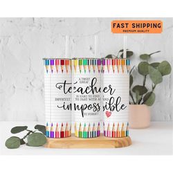 teacher tumbler, teacher daily affirmations tumbler for women, positive affirmations tumbler for teachers, teacher appre