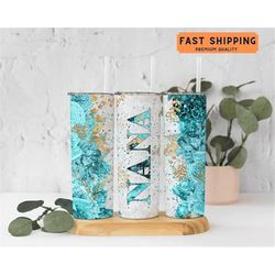 nana tumbler for grandma for mother's day, floral cute mother's day gift for grandma, floral nana travel mug, grandma cu