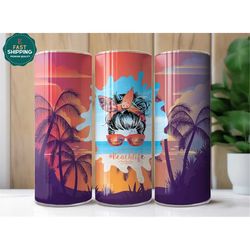 beach life tumbler for her, beach life tumbler for women, beach life cup gift for women, beach lover tumbler, vacation t