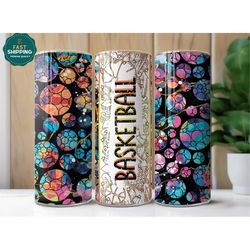 basketball game tumbler for men, basketball tumbler for her, basketball tumbler with straw, game day cup gift, basketba