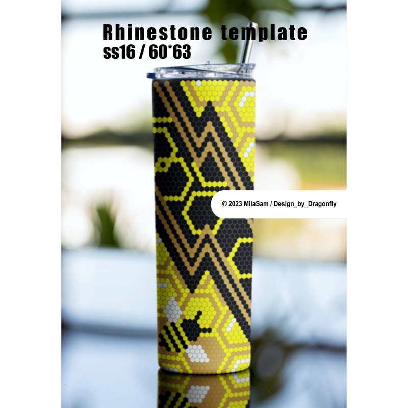 Custom bling tumbler for SS16/4mm RHINESTONE TUMBLER Templat | Inspire ...