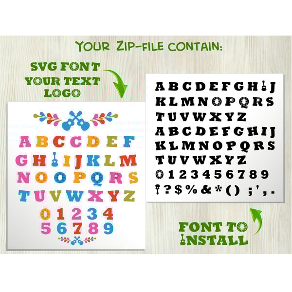 Coco Font SVG, Coco Font otf, Coco letters SVG, Coco Alphabe | Inspire ...