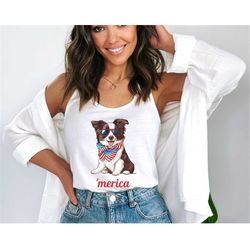 border collie patriotic puppy july 4th racerback tank, 4th o july shirts, unapologetic patriot puppie, dog 4th of july s