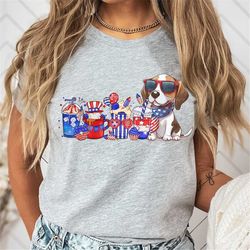 beagle puppy 4th of july shirt, 4th o july shirts, weekend coffee dog, unapologetic patriot, beagle lover shirt, trendy