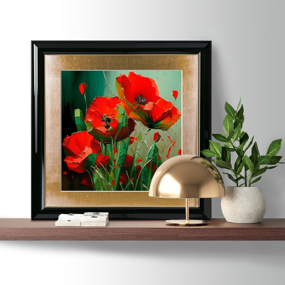 Wall Art decor red poppies print.jpg