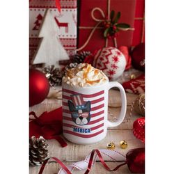 merica boston terrier mug 15oz, maga coffee cup, patriotic mug, gifts for veterans, maga gifts, secret santa gift, gag g