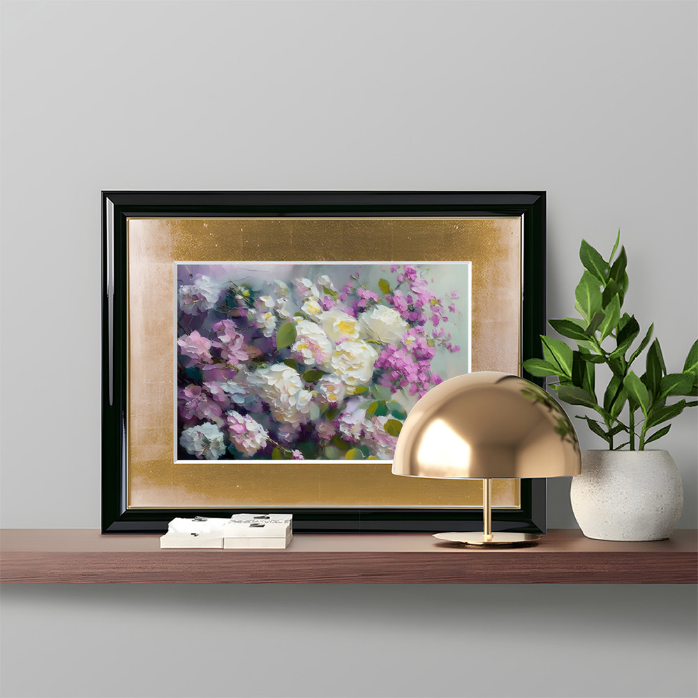 Wall Art decor impasto flowers.jpg