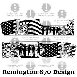 engraving laser designs remington 870 design