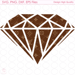 lv brown diamond logo svg, diamond logo svg, lv logo svg, logo brand svg