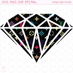 lv diamond logo svg, diamond logo svg, lv logo svg, logo brand svg