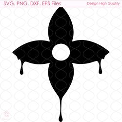 lv flower drip logo svg, lv flower svg, lv logo svg, flower svg