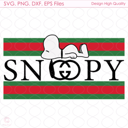 snoopy gucci logo svg, snoopy svg, gucci logo svg, gucci snoopy svg