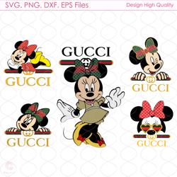 gucci minnie bundle svg, minnie logo svg, gucci minnie svg, gucci logo svg