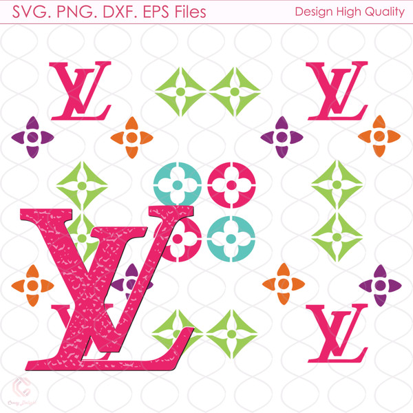 LV Logo Pattern, LV Logo Svg, LV Pattern Svg, LV Seamless Sv - Inspire  Uplift