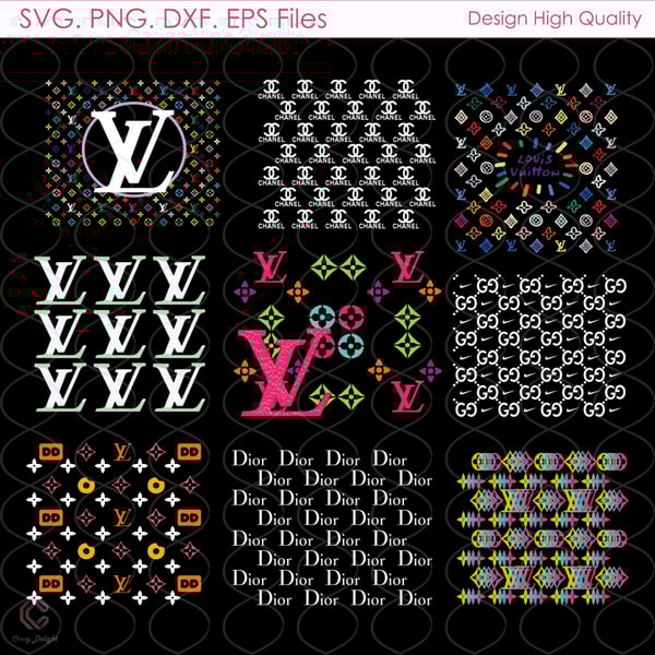 Dior Logo Seamless Svg, Dior Logo Svg, Dior Pattern Svg, Dio - Inspire ...