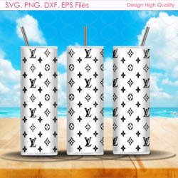color lv seamless pattern svg, lv seamless svg, lv 20oz wrap svg