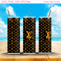 lv logo wrap svg, 20oz wrap svg, lv wrap svg, lv logo svg