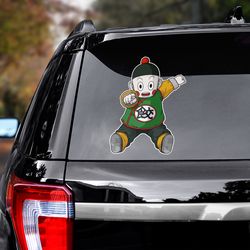 dragon ball sticker, chiaotzu car sticker, anime car decal, anime decal for car, sticker for car, dragon ball decal