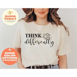 think differently shirt, motivational shirt, different shirt, positive shirt, positive vibes shirt
