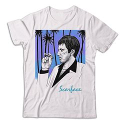 scarface unleashed savage pursuit t shirt, scarface shirt, scarface t shirt, scarface tshirt, crime drama movie shirt