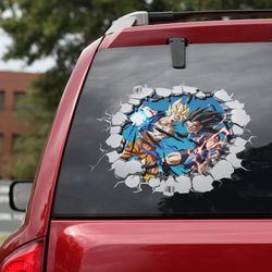 anime car sticker, dragon ball decal, anime car decal, anime decal for car, sticker for car, dragon ball sticker