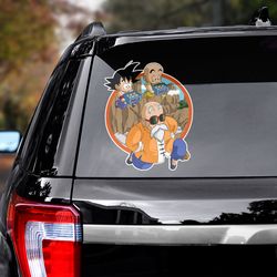 anime car sticker, dragon ball sticker, anime car decal, anime decal for car, sticker for car, dragon ball decal