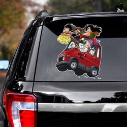 anime car decal, dragon ball sticker, anime car sticker, anime decal for car, sticker for car, dragon ball decal